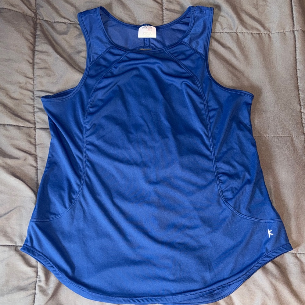 Danskin Now Dark Blue Performance Tank Top
